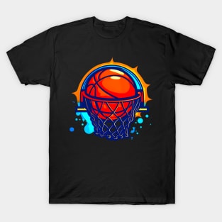 Basketball Slam Dunk Retro T-Shirt